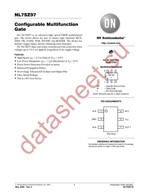 NL7SZ97DFT2G datasheet  